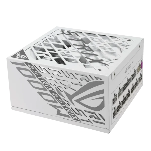 ASUS ROG Strix 1000W Platinum White Edition ATX 3.1 Modular Power Supply - ROG-STRIX-1000P-GAMING-WHITE