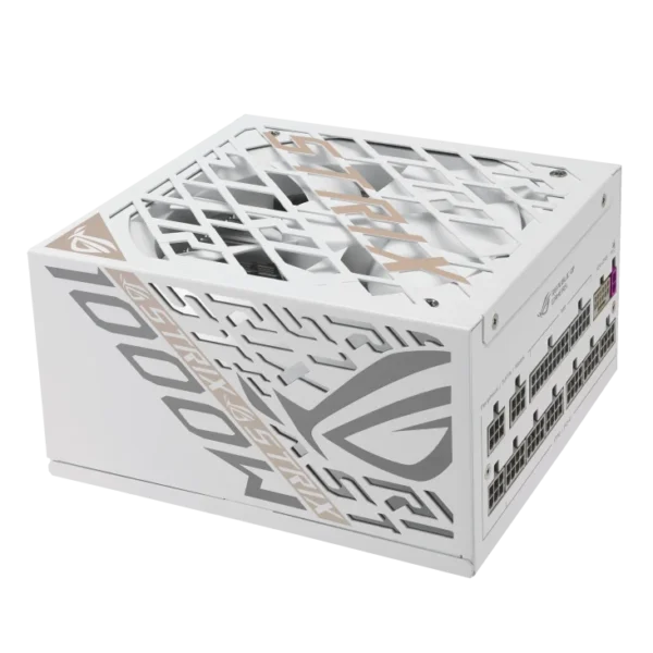ASUS ROG Strix 1000W Platinum White Edition ATX 3.1 Modular Power Supply - ROG-STRIX-1000P-GAMING-WHITE