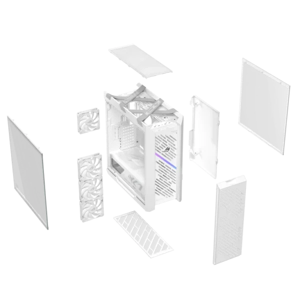 ASUS ROG Strix Helios II White Edition EATX Gaming Case - ROG STRIX HELIOS GX601S WHITE