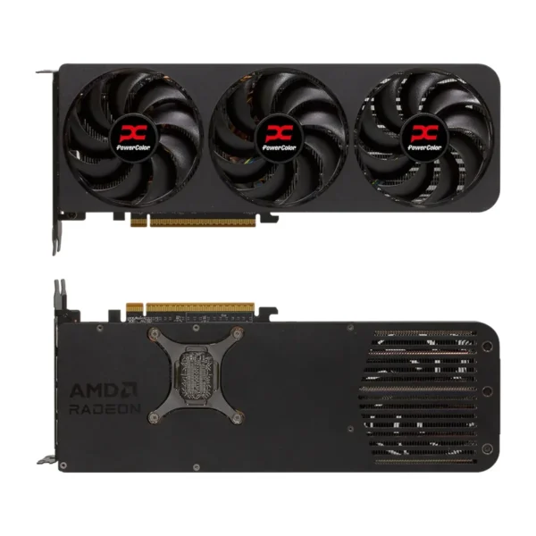 POWERCOLOR Reaper AMD Radeon RX 9070 GRE 12GB GDDR6 Compact Triple Fan Graphics Card - RX9070GRE 12G-A