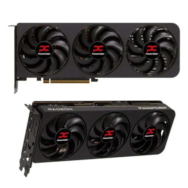 POWERCOLOR Reaper AMD Radeon RX 9070 GRE 12GB GDDR6 Compact Triple Fan Graphics Card - RX9070GRE 12G-A