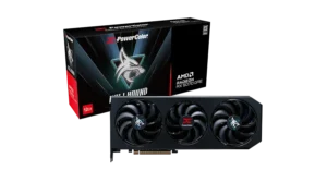 POWERCOLOR Hellhound AMD Radeon RX 9070 GRE 12GB GDDR6 PCIe 5.0 OC Triple Fan Graphics Card - RX9070GRE 12G-L/OC