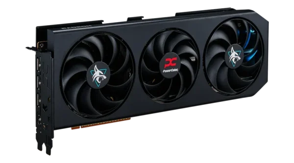 POWERCOLOR Hellhound AMD Radeon RX 9070 GRE 12GB GDDR6 PCIe 5.0 OC Triple Fan Graphics Card - RX9070GRE 12G-L/OC