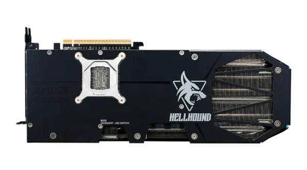 POWERCOLOR Hellhound AMD Radeon RX 9070 GRE 12GB GDDR6 PCIe 5.0 OC Triple Fan Graphics Card - RX9070GRE 12G-L/OC