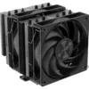 sama-a60n-a60-bkwnyxox-g-black (1) SAMA A60N Dual Tower CPU Air Cooler 260W TDP 6 Heatpipes Dual 120mm PWM Fans Black - A60-BKWNYXOX-G