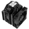 sama-a60n-a60-bkwnyxox-g-black (3) SAMA A60N Dual Tower CPU Air Cooler 260W TDP 6 Heatpipes Dual 120mm PWM Fans Black - A60-BKWNYXOX-G