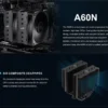 sama-a60n-a60-bkwnyxox-g-black (8) SAMA A60N Dual Tower CPU Air Cooler 260W TDP 6 Heatpipes Dual 120mm PWM Fans Black - A60-BKWNYXOX-G