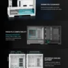 sama-v43e-bez-bp-v43e-bkada0x1-gl-black (11) SAMA V43E Black ATX Mid Tower Case 270° Panoramic Glass Vertical Airflow USB Type-C - V43E-BKADA0X1-GL
