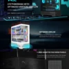 sama-v43e-bez-bp-v43e-bkada0x1-gl-black (8) SAMA V43E Black ATX Mid Tower Case 270° Panoramic Glass Vertical Airflow USB Type-C - V43E-BKADA0X1-GL