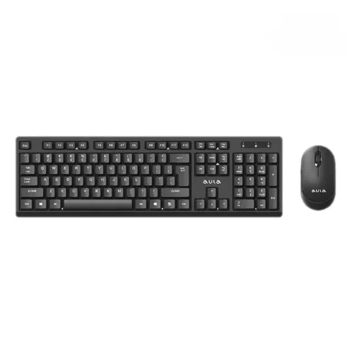 AULA AC260 Wireless Keyboard and Mouse Combo 2.4GHz Full-Size Water-Resistant 1200 DPI