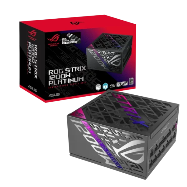 ASUS ROG Strix 1200W Platinum ATX 3.1 Power Supply w/ ROG Equalizer Cable ROG-STRIX-1200P-GAMING-E