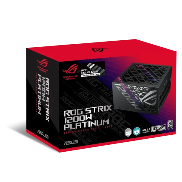 ASUS ROG Strix 1200W Platinum ATX 3.1 Power Supply w/ ROG Equalizer Cable ROG-STRIX-1200P-GAMING-E
