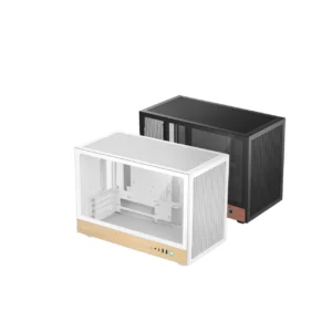 DeepCool CH260 WOOD Micro-ATX Tempered Glass PC Case | R-CH260-BKNWM0-G-1 (Black) | R-CH260-WHNWM0-G-1 (White)