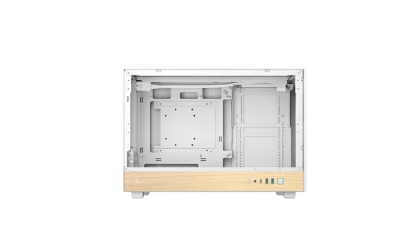 05 (1) DeepCool CH260 WOOD Micro-ATX Tempered Glass PC Case | R-CH260-BKNWM0-G-1 (Black) | R-CH260-WHNWM0-G-1 (White)