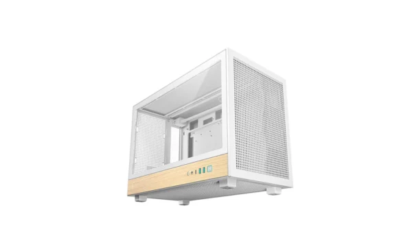 02 (1) DeepCool CH260 WOOD Micro-ATX Tempered Glass PC Case | R-CH260-BKNWM0-G-1 (Black) | R-CH260-WHNWM0-G-1 (White)