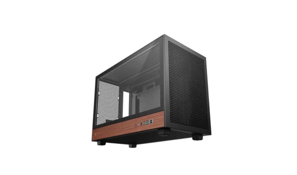 02 DeepCool CH260 WOOD Micro-ATX Tempered Glass PC Case | R-CH260-BKNWM0-G-1 (Black) | R-CH260-WHNWM0-G-1 (White)