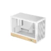 01 (1) DeepCool CH260 WOOD Micro-ATX Tempered Glass PC Case | R-CH260-BKNWM0-G-1 (Black) | R-CH260-WHNWM0-G-1 (White)