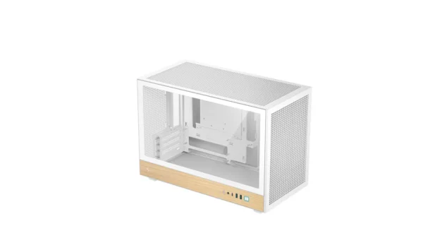 01 (1) DeepCool CH260 WOOD Micro-ATX Tempered Glass PC Case | R-CH260-BKNWM0-G-1 (Black) | R-CH260-WHNWM0-G-1 (White)