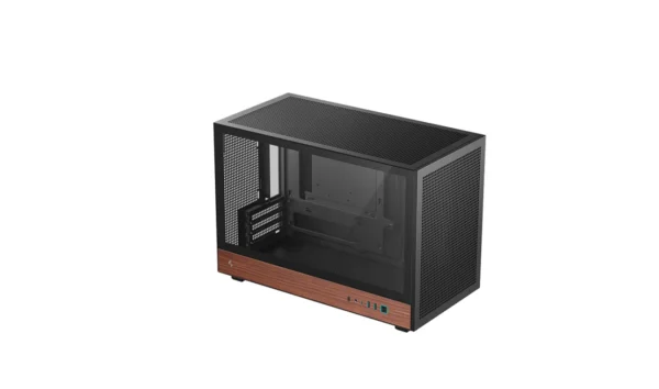 01 DeepCool CH260 WOOD Micro-ATX Tempered Glass PC Case | R-CH260-BKNWM0-G-1 (Black) | R-CH260-WHNWM0-G-1 (White)