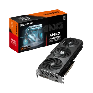 Radeon RX 9050 GAMING OC 8G_01 Gigabyte Radeon RX 9050 GAMING OC 8G GDDR6 RDNA 4 Triple-Fan 1080p Graphics Card | GV-R9050GAMING-OC-8GD