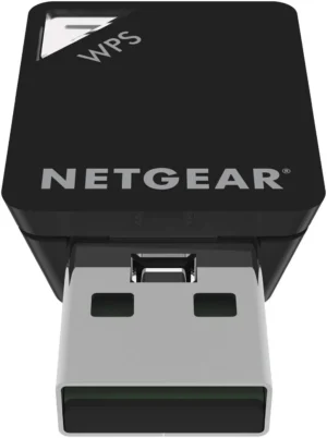 NETGEAR AC600 Dual Band WiFi USB Mini Adapter - 802.11ac Wireless Desktop and Laptop Adapter - A6100-10000S