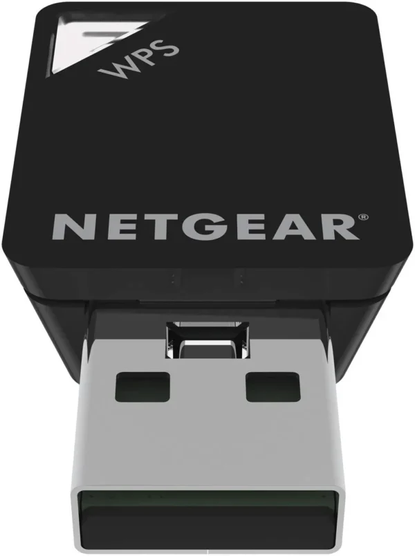 51VC_whcuHL._AC_SL1350 (1) NETGEAR AC600 Dual Band WiFi USB Mini Adapter - 802.11ac Wireless Desktop and Laptop Adapter - A6100-10000S