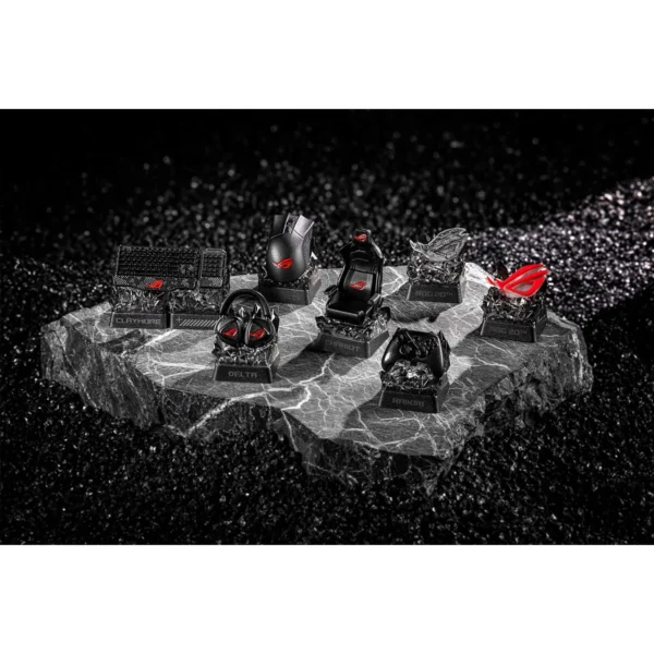 fchmxf ASUS ROG Keycap Mystery Box Edition 20 - Cross-Shape Switch Compatible - Obsidian Base - AC13 ROG KEYCAP MYSTERY BOX E20