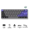 NuPhy Air60 HE 61-Key Low-Profile Magnetic Jade Switch Wired Gaming Keyboard Space Silver - Air60 HE(Silver/POM|Magnetic Jade)