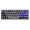 NuPhy Air60 HE 61-Key Low-Profile Magnetic Jade Switch Wired Gaming Keyboard Space Silver - Air60 HE(Silver/POM|Magnetic Jade)