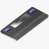 NuPhy Air75 HE 84-Key Low-Profile Magnetic Switch Wired Gaming Keyboard Space Silver - Air75 HE(Silver/Magnetic Jade)