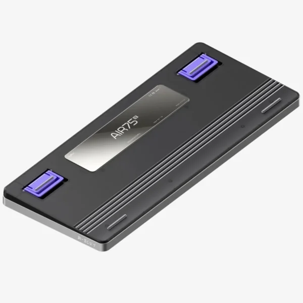 NuPhy Air75 HE 84-Key Low-Profile Magnetic Switch Wired Gaming Keyboard Space Silver - Air75 HE(Silver/Magnetic Jade)