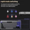 NuPhy Air75 HE 84-Key Low-Profile Magnetic Switch Wired Gaming Keyboard Space Silver - Air75 HE(Silver/Magnetic Jade)
