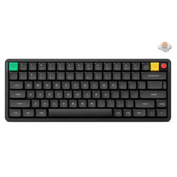 sad546g4sda56g NuPhy Air75 V3 75% Low-Profile Wireless Mechanical Keyboard Nebula Dark Blush Nano Switch - Air75 V3(Black / Blush Nano)