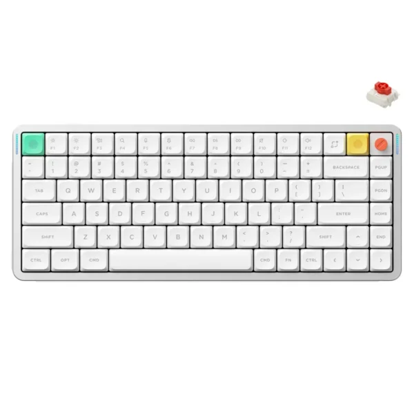 NuPhy Air75 V3 75% Low-Profile Wireless Mechanical Keyboard Nova White Blush Nano Switch - Air75 V3(White / Blush Nano)
