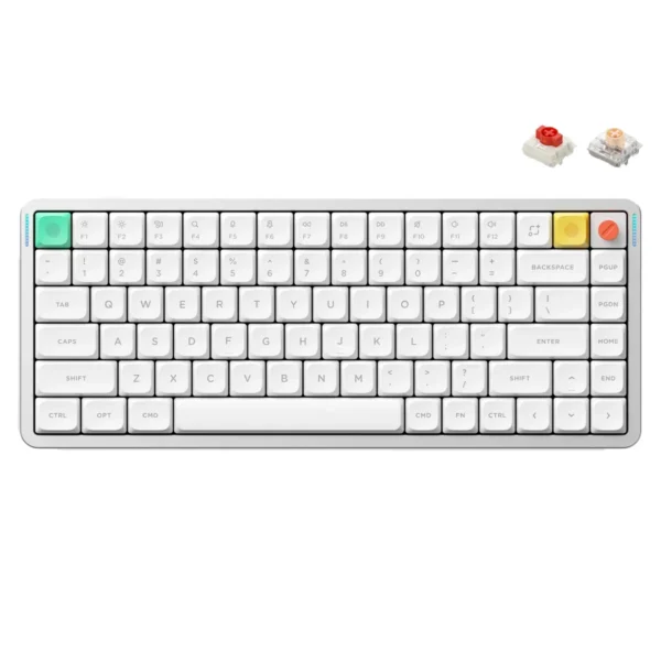 NuPhy Air75 V3 75% Low-Profile Wireless Mechanical Keyboard Nova White Blush Nano Switch - Air75 V3(White / Blush Nano)
