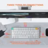 NuPhy Air75 V3 75% Low-Profile Wireless Mechanical Keyboard Nova White Blush Nano Switch - Air75 V3(White / Blush Nano)