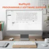NuPhy Air75 V3 75% Low-Profile Wireless Mechanical Keyboard Nova White Blush Nano Switch - Air75 V3(White / Blush Nano)