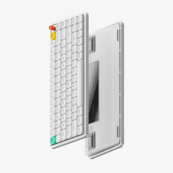 NuPhy Air75 V3 75% Low-Profile Wireless Mechanical Keyboard Nova White Blush Nano Switch - Air75 V3(White / Blush Nano)