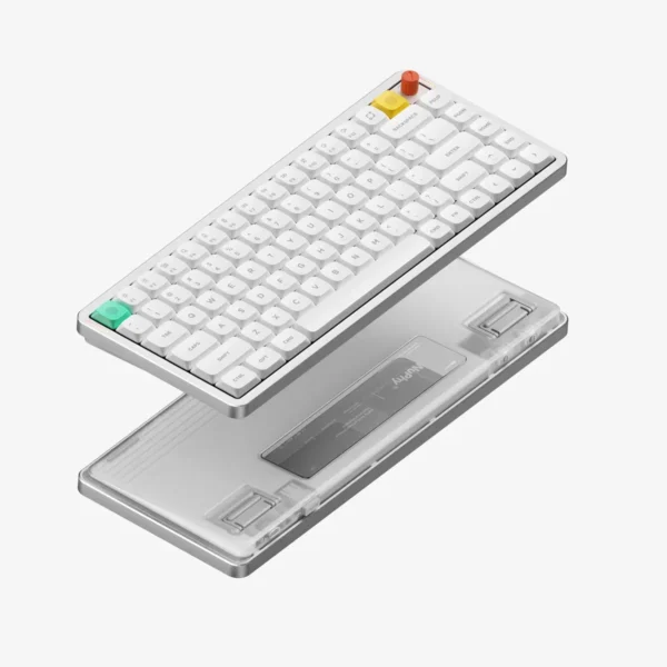 NuPhy Air75 V3 75% Low-Profile Wireless Mechanical Keyboard Nova White Blush Nano Switch - Air75 V3(White / Blush Nano)