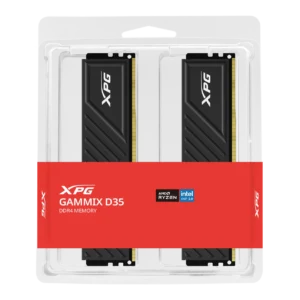 ADATA XPG GAMMIX D35G 16GB (2x8GB) DDR4-3200 Black Desktop Memory - AX4U32008G16A-DTBKD35G-BOX