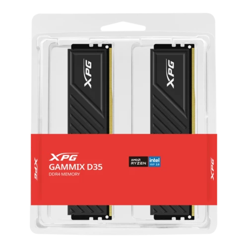 ADATA XPG GAMMIX D35G 16GB (2x8GB) DDR4-3200 Black Desktop Memory - AX4U32008G16A-DTBKD35G-BOX