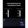 dsa45gsdgs5a NuPhyX BH65 65% 68-Key Wired Magnetic Switch High-Profile Gaming Keyboard Dark Matter - BH65 Dark / Magnetic Jade Pro