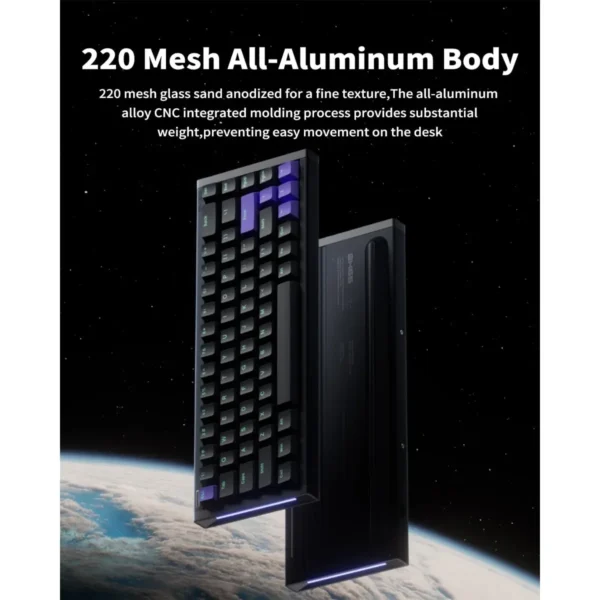 g4sad5g4as NuPhyX BH65 65% 68-Key Wired Magnetic Switch High-Profile Gaming Keyboard Dark Matter - BH65 Dark / Magnetic Jade Pro