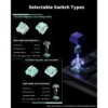 gds56g4sda5gdsa NuPhyX BH65 65% 68-Key Wired Magnetic Switch High-Profile Gaming Keyboard Dark Matter - BH65 Dark / Magnetic Jade Pro