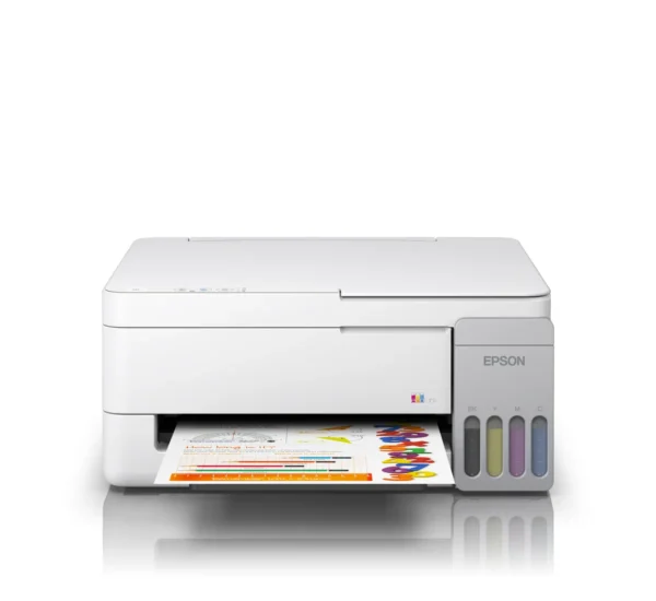 250430_Lou3MCX_BodyWhite_TankGrey_STD2_Final Epson EcoTank L3316 White A4 All-in-One Multifunction Ink Tank Printer Print Scan Copy - C11CL61502