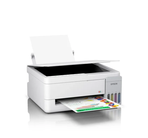 Epson EcoTank L3356 White A4 Wi-Fi All-in-One Multifunction Ink Tank Printer Print Scan Copy - C11CL62504