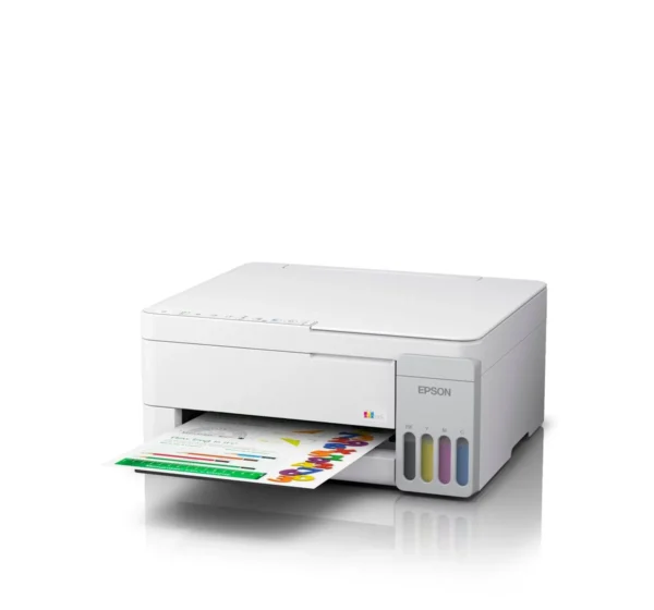 Epson EcoTank L3356 White A4 Wi-Fi All-in-One Multifunction Ink Tank Printer Print Scan Copy - C11CL62504