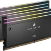 CORSAIR Dominator Titanium RGB 64GB (2x32GB) DDR5-6400 Desktop Memory - CL32 Black - CMP64GX5M2B6400C32