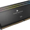 CORSAIR Dominator Titanium RGB 64GB (2x32GB) DDR5-6400 Desktop Memory - CL32 Black - CMP64GX5M2B6400C32
