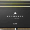 CORSAIR Dominator Titanium RGB 64GB (2x32GB) DDR5-6400 Desktop Memory - CL32 Black - CMP64GX5M2B6400C32
